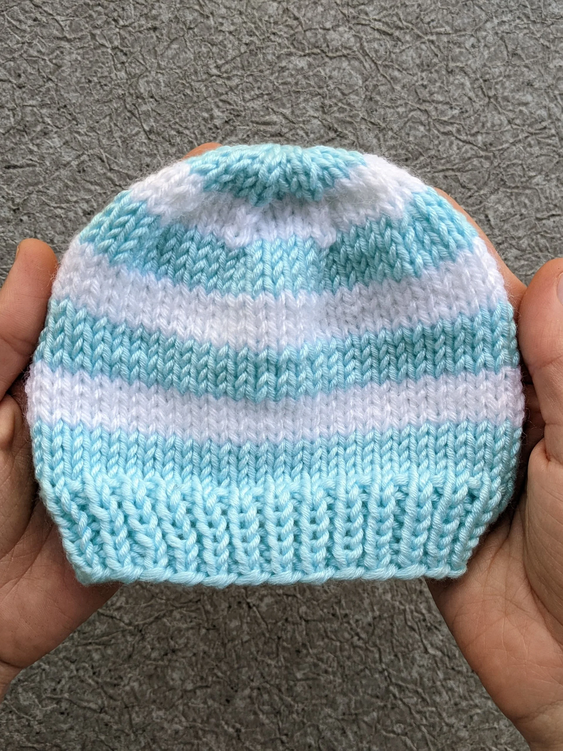 Knit Newborn Baby Striped Patterns Set product image (4)