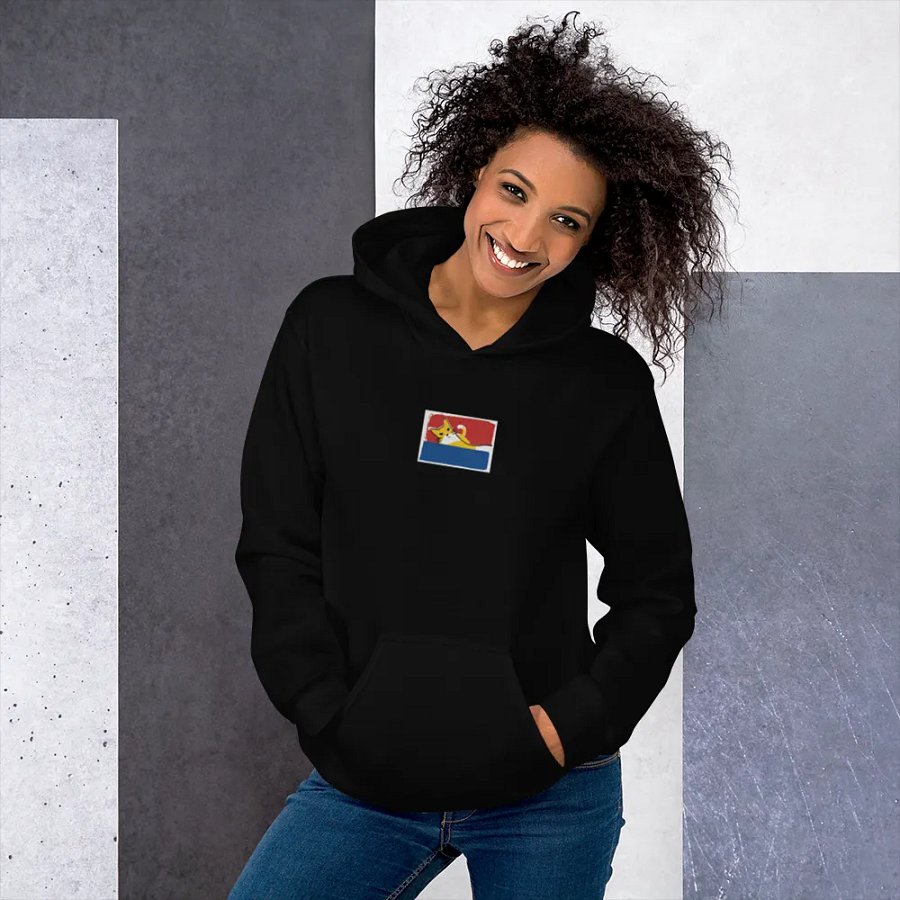 Hamlet Screen Print Embroidered Hoodie (Traditional) product image (19)