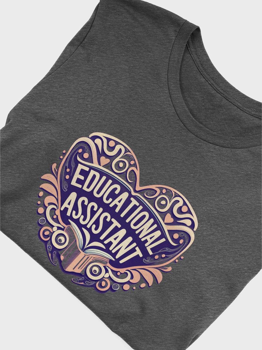 Educational Assistant Heart - Unisex T-shirt Bella Canvas 3001 product image (14)