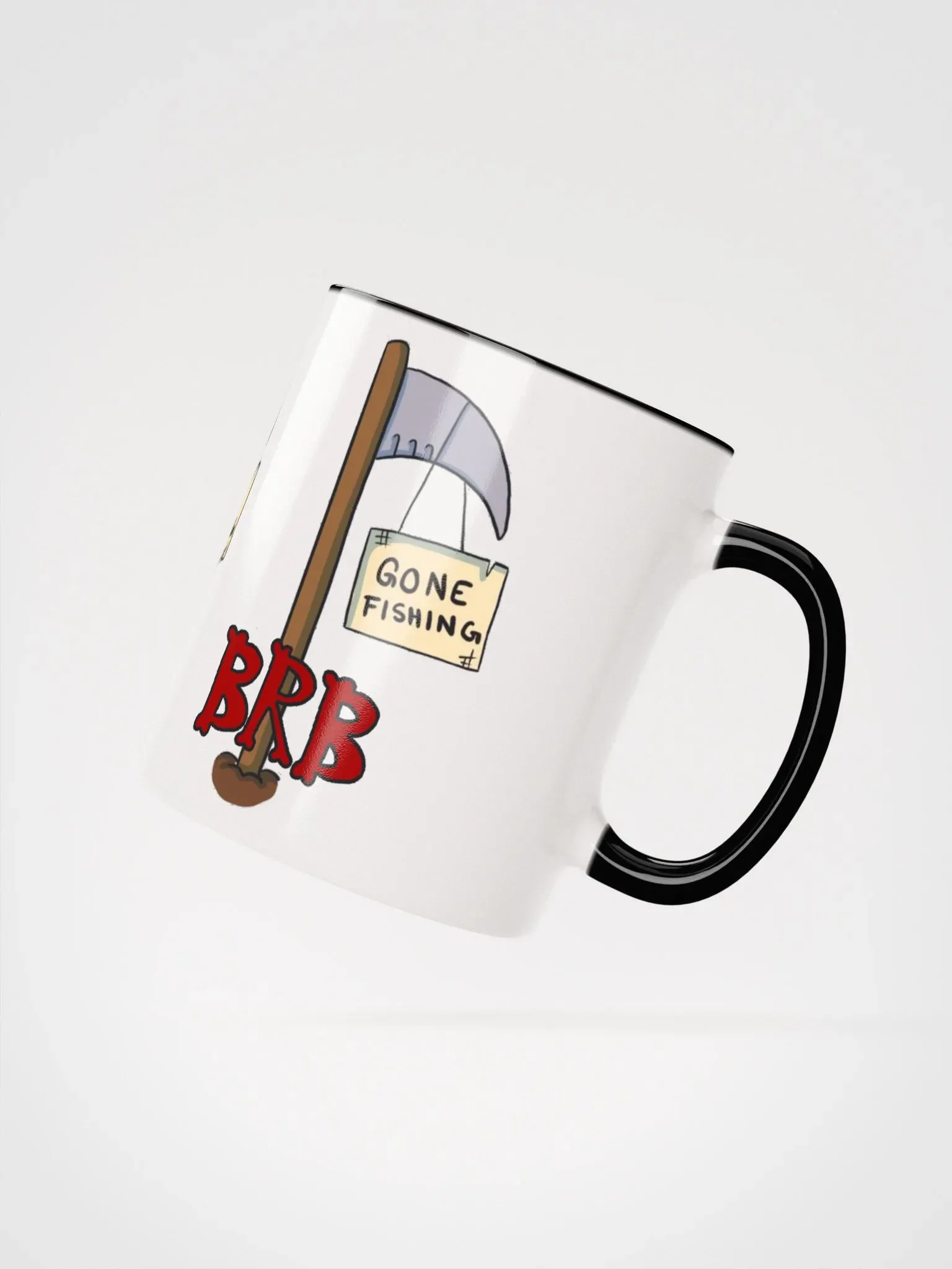 Gone Fishing Scythe Ceramic Mug product image (24)