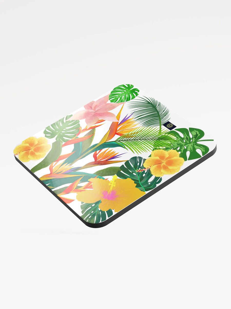 Tropical Botanical Dreams Glossed Coaster product image (3)