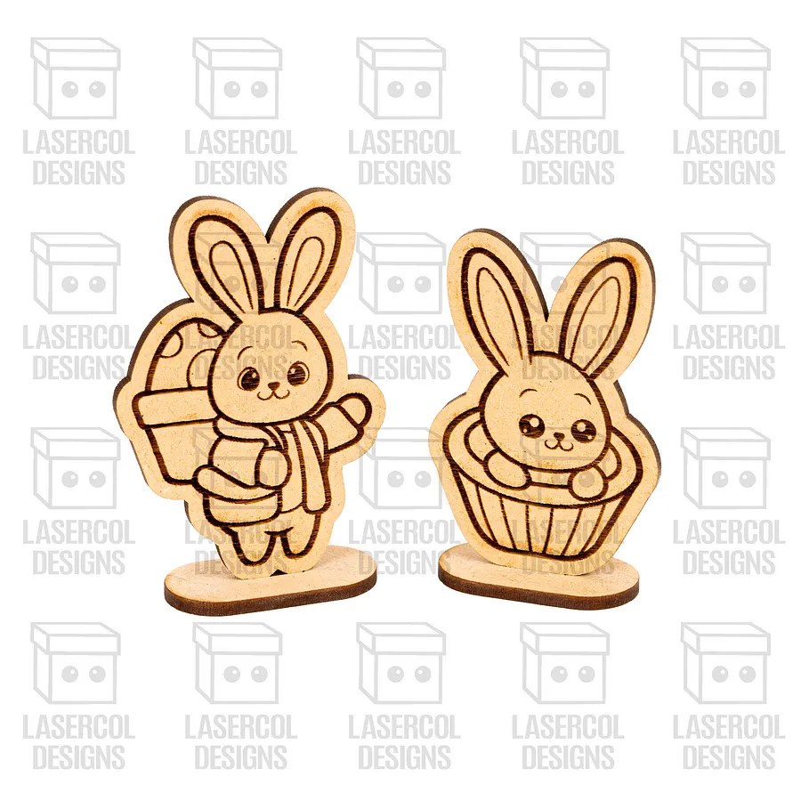 Easter Cutouts With Base Set 7 - Laser Cut Files product image (6)