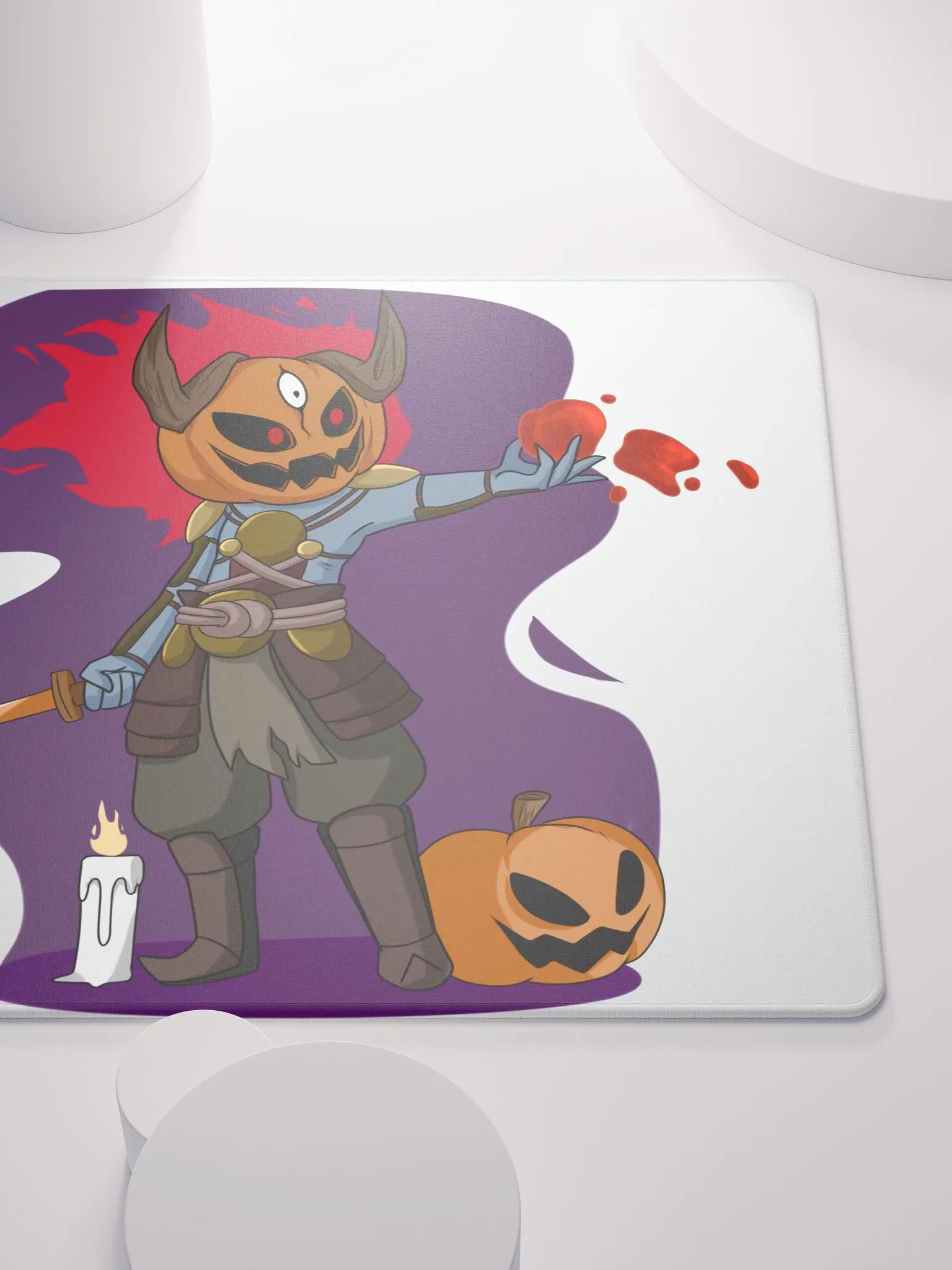 Halloween Oni Gaming Mouse Pad product image (5)