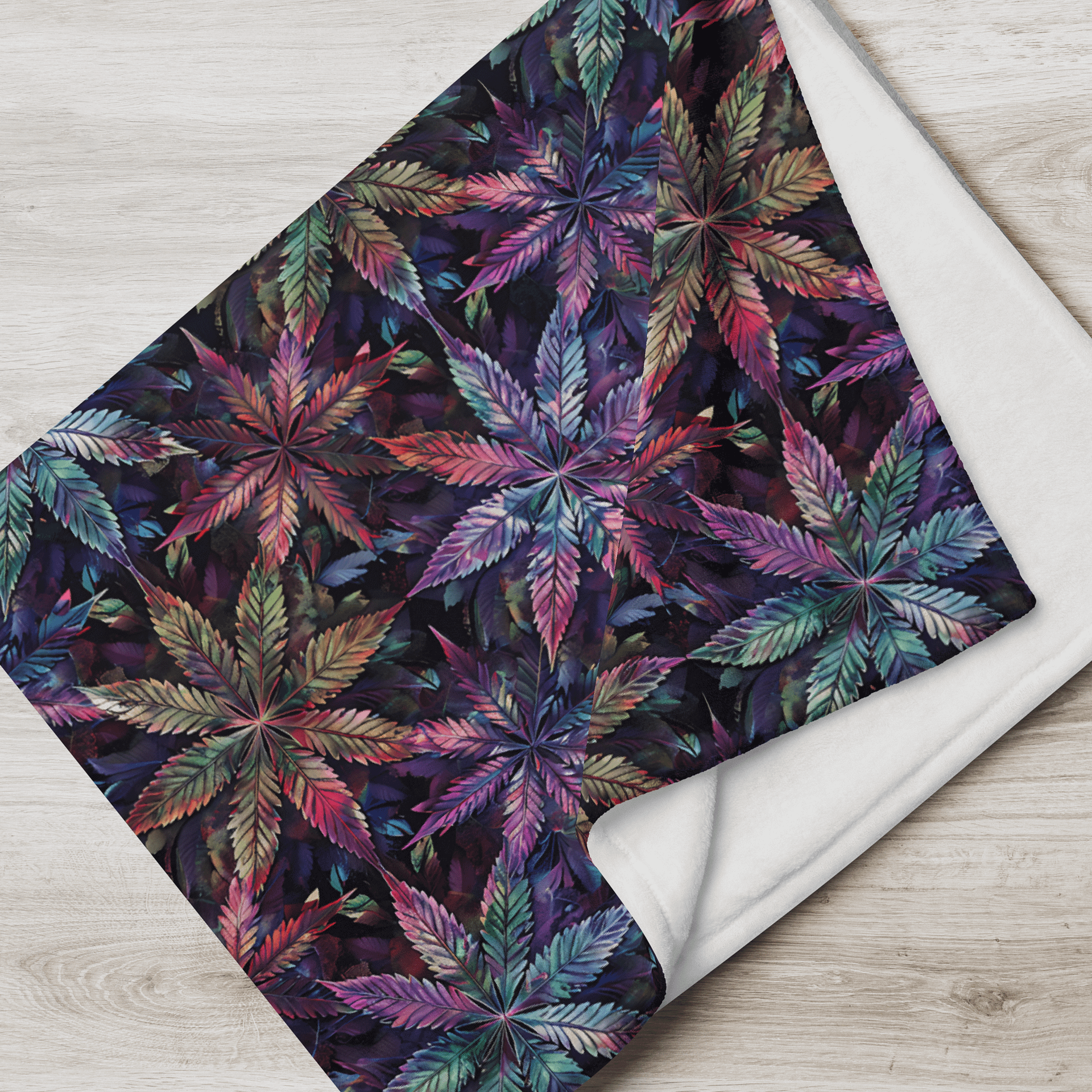 Cannabis - Jewel of the Night - Design | Throw Blanket product image (2)