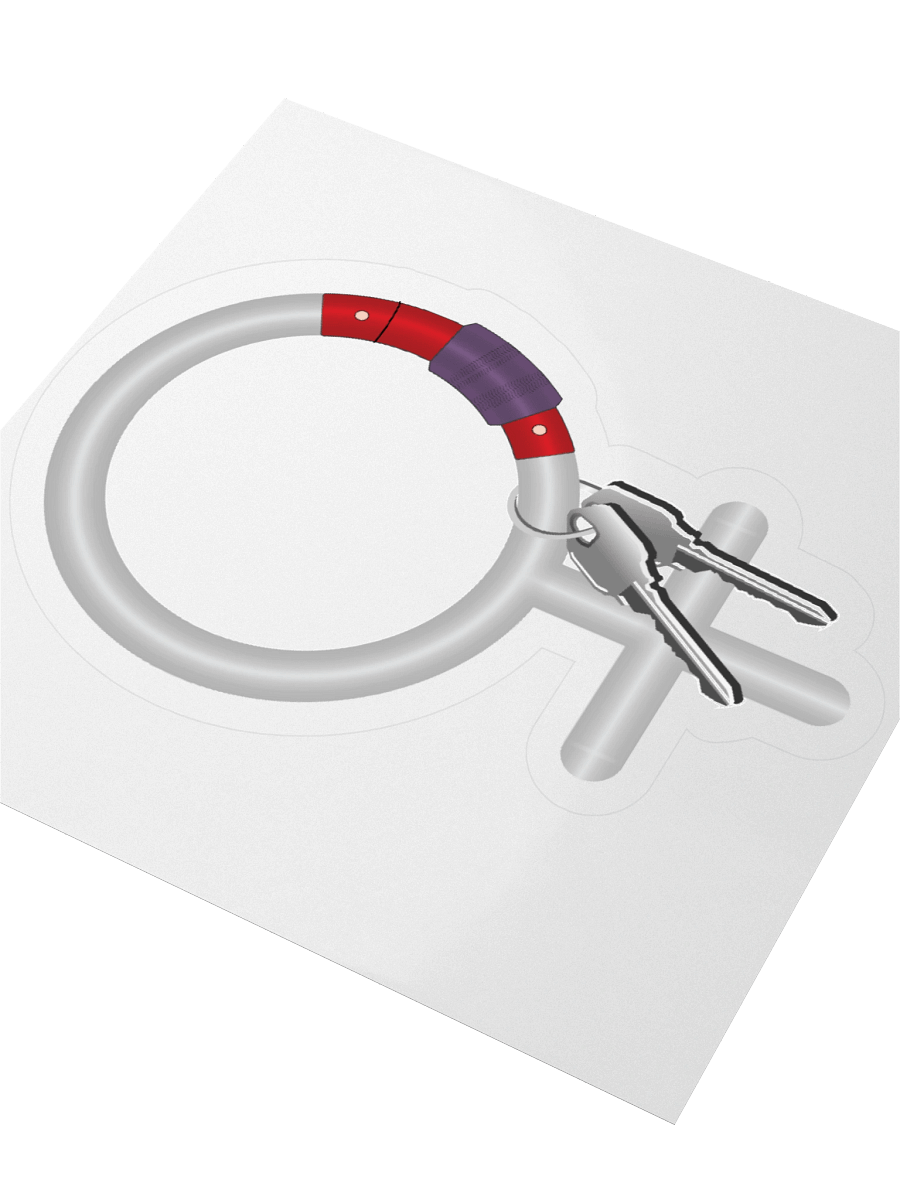 Female Symbol Carabiner Sticker product image (7)