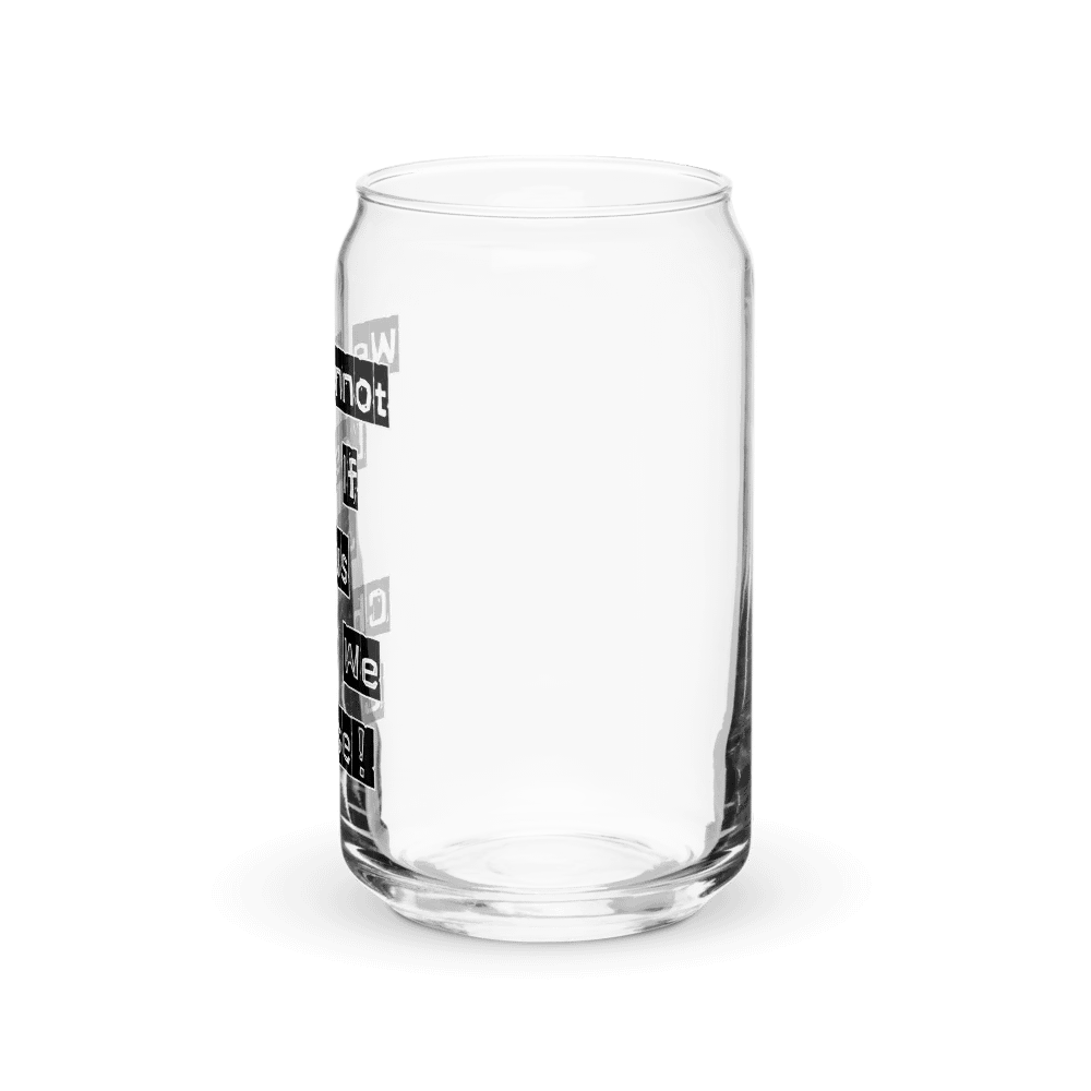 We Cannot Lose If Jesus Christ We Choose! Can-Shaped Glass product image (7)