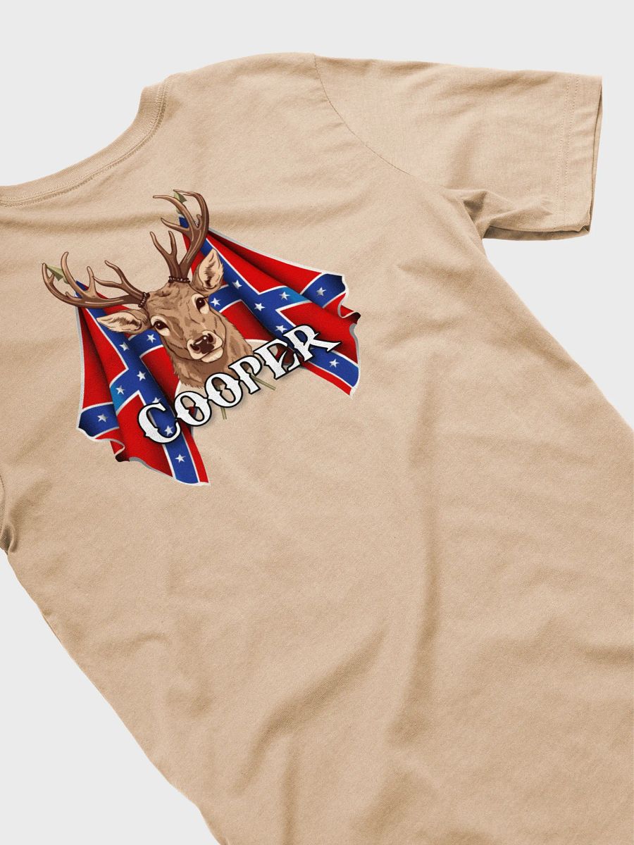 "Cooper" Last Name Rebel Redneck Deer - Adult T-Shirt product image (4)