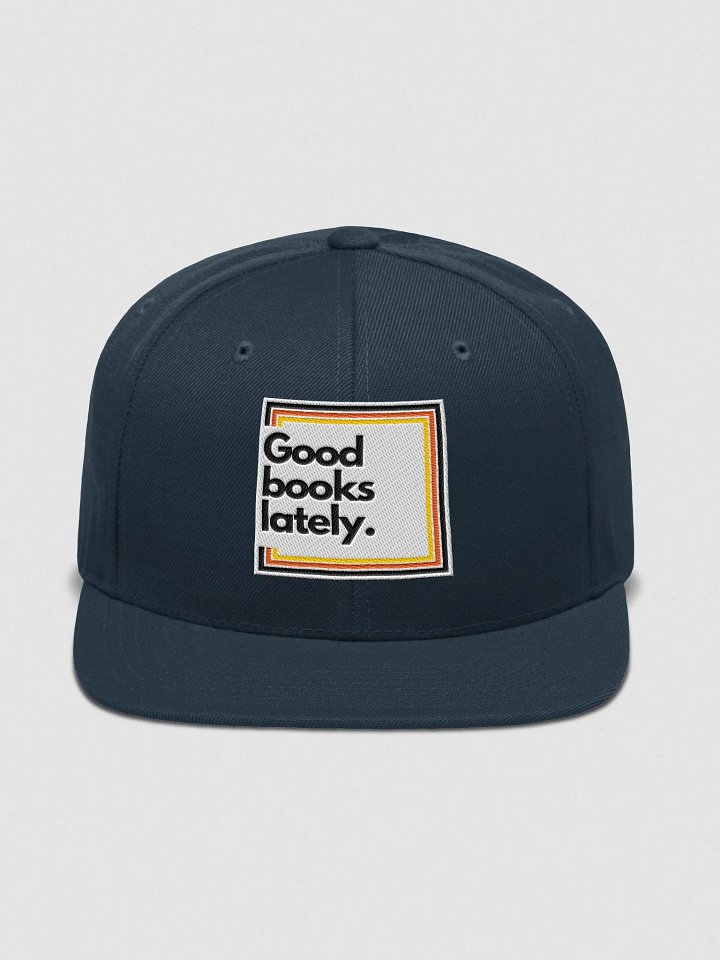 Vibrant Snapback Cap: Good Books Lately Edition product image (1)