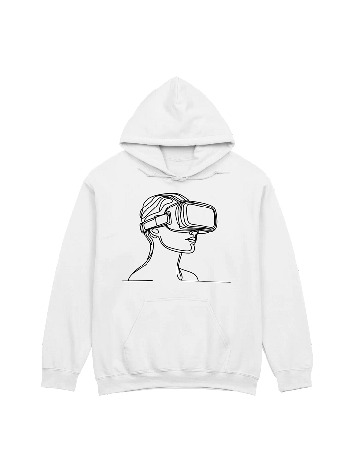 VR headset Line Art Comfort Hoodie product image (1)