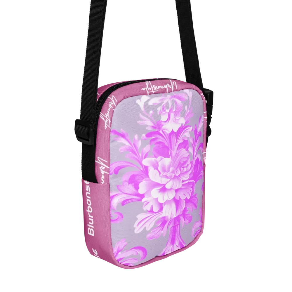 Elegant Floral Symmetry Crossbody Bag product image (5)
