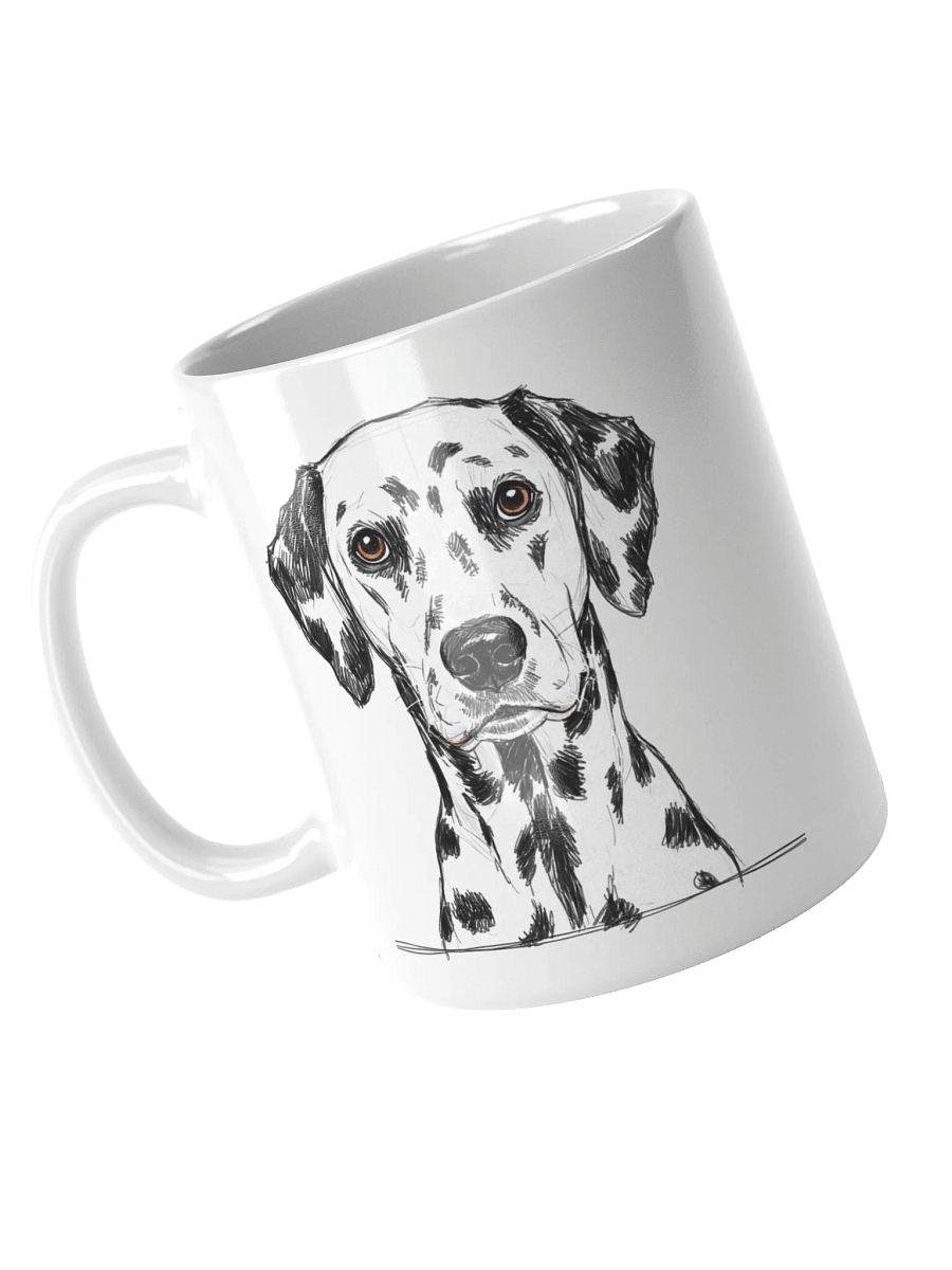 Dalmatian Sketch-y Art Chic Small Ceramic Mug product image (4)
