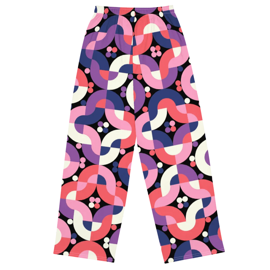 BUIII Retro Harmony: Amethyst Dawn Wide-Leg Pants product image (11)