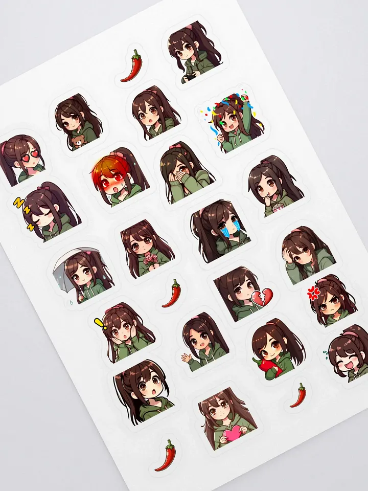 Spicy Emoji Sticker Sheet product image (1)