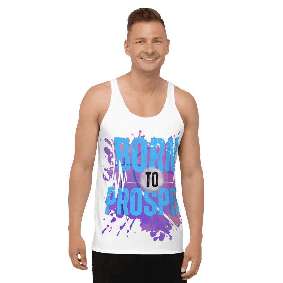 Born to Prosper Energetic Vibes Full Print Tank product image (8)