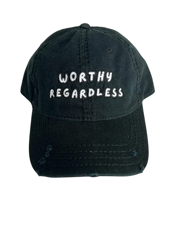Worthy Regardless Distressed Hat product image (2)