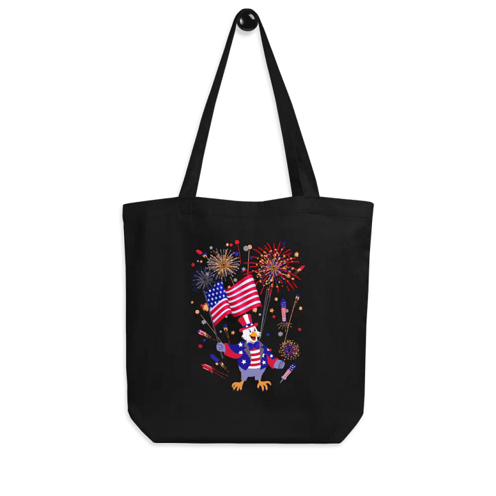 Bald Eagle Uncle Sam Fireworks Show Tote product image (1)