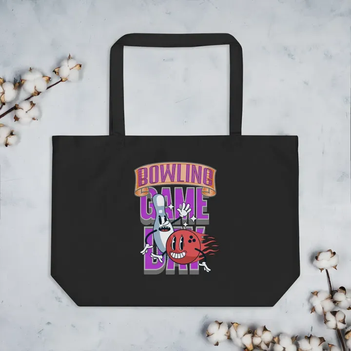Game Day Bowling Flaming Fun Tote Bag product image (2)