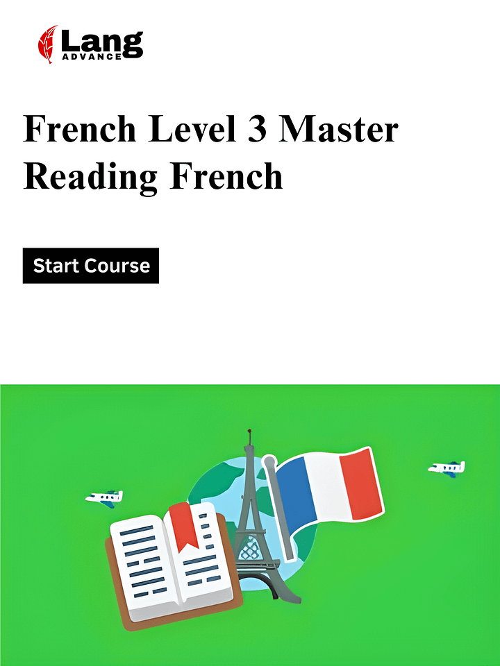 French Level 3 - The Ultimate Guide to Master Reading French product image (1)