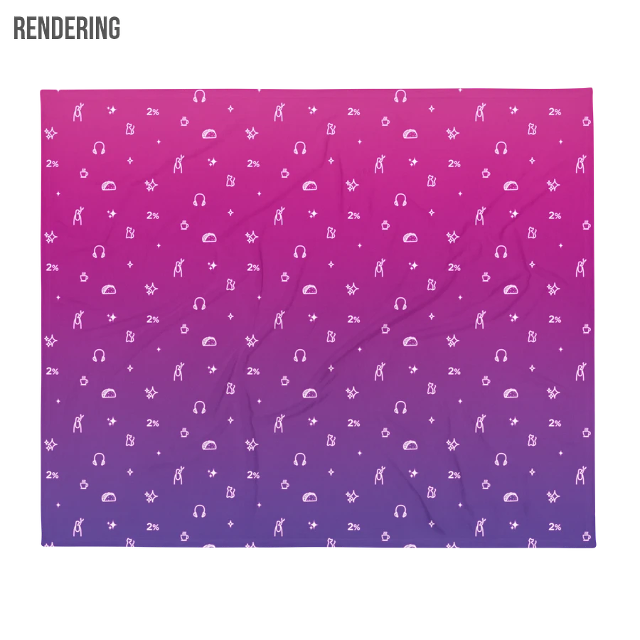 Simply Pink & Purple Cozy Vibes Blanket product image (3)