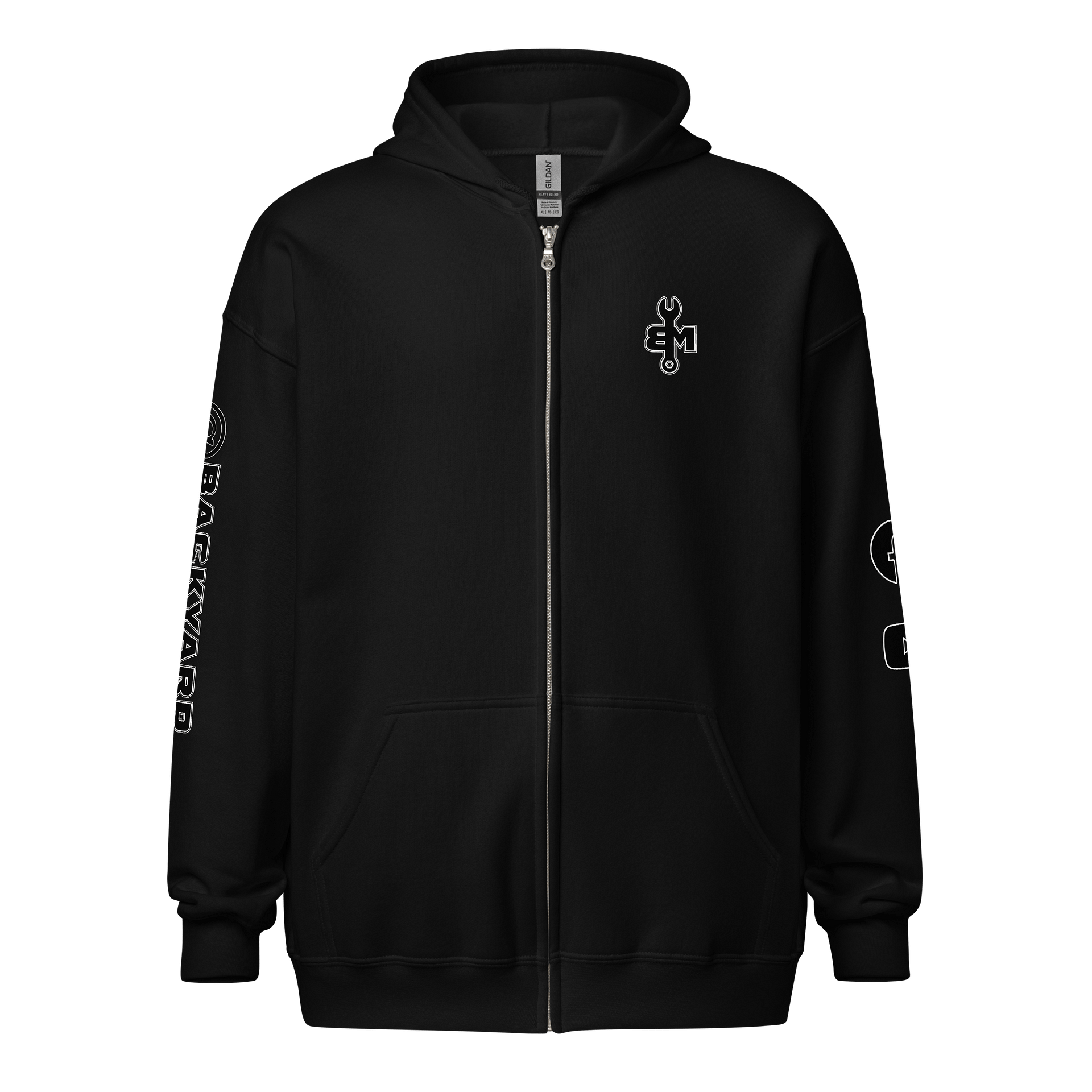 Backyard Motorhead Zip Hoodie product image (1)