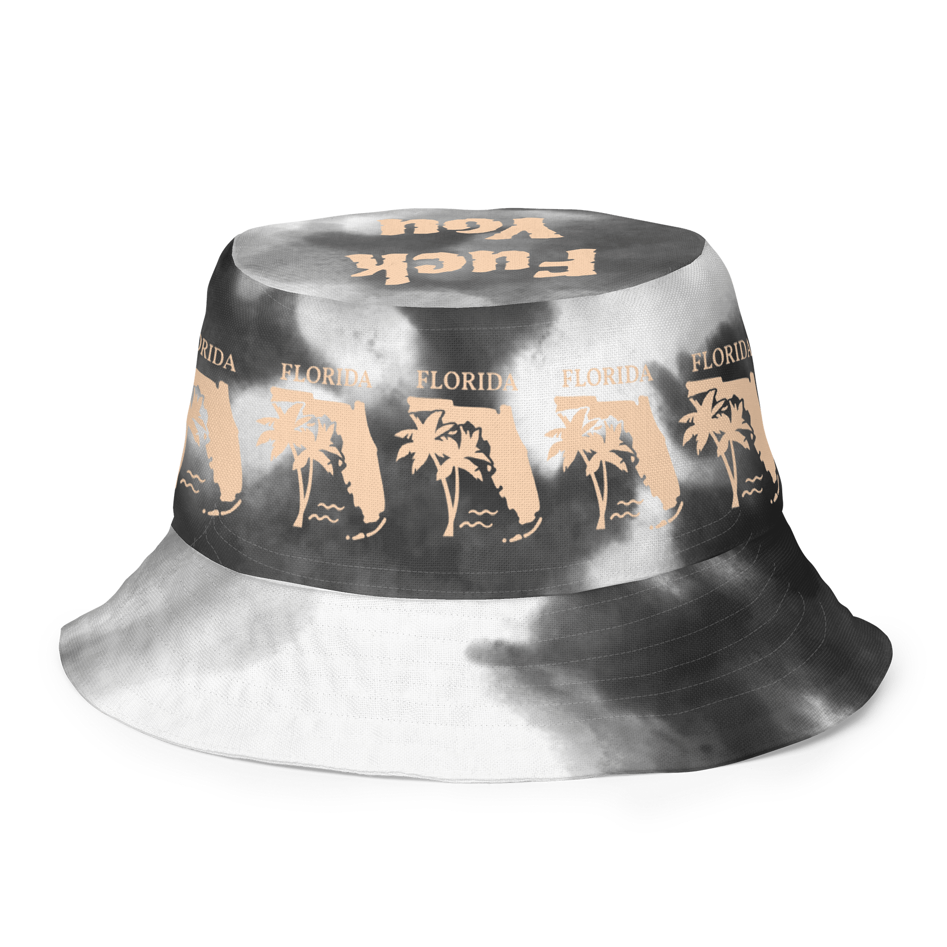 Smoke & Shadows FU Reversible Bucket Hat product image (8)