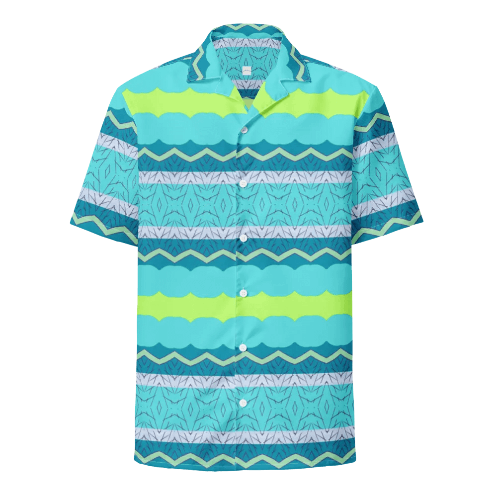 Hawaiian Style Shirt, Summer Breeze, Button Up, Unisex product image (1)