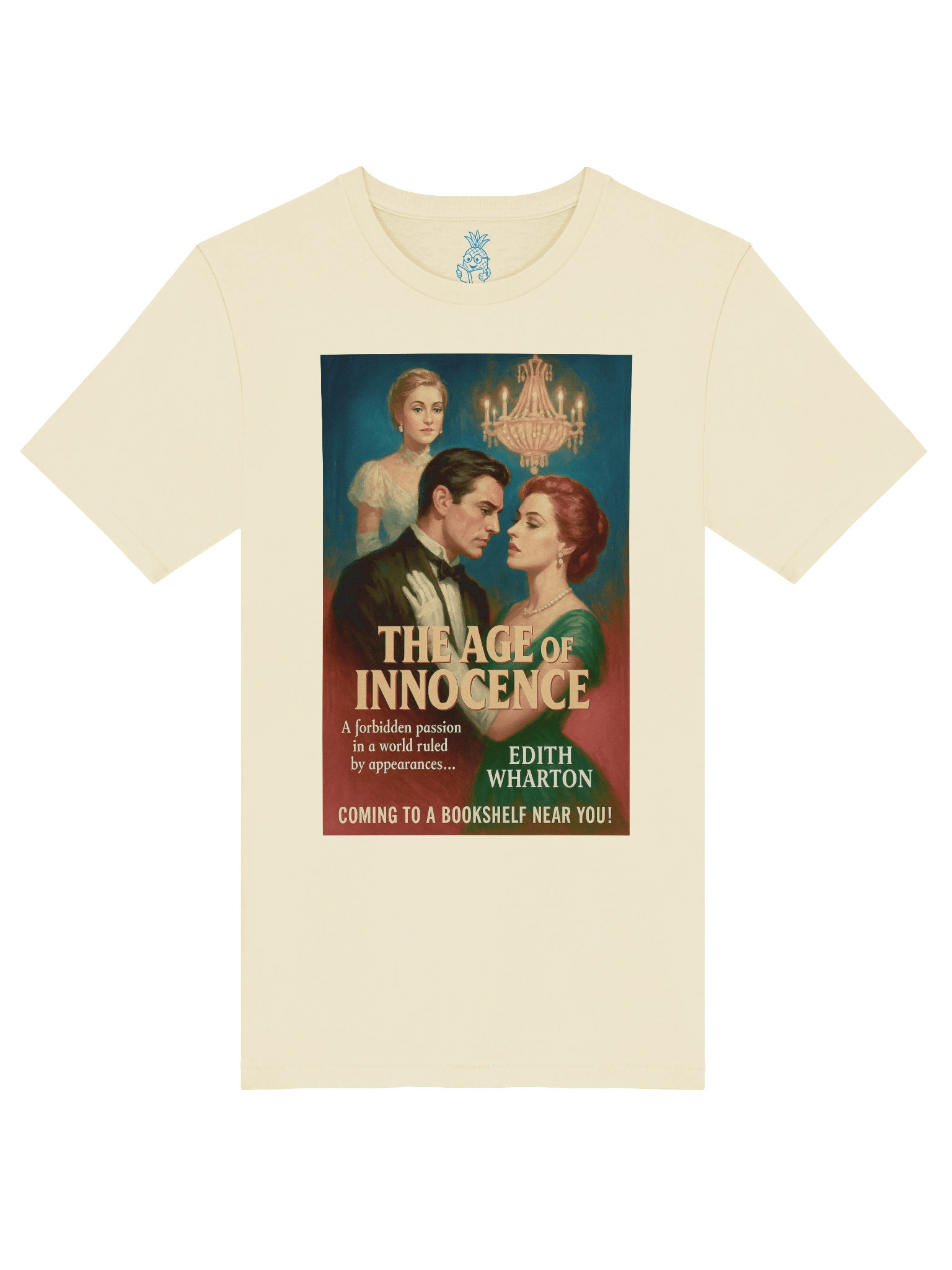 "The Age of Innocence" 1950's Faux Retro Film Poster Edith Wharton Unisex T-Shirt product image (113)