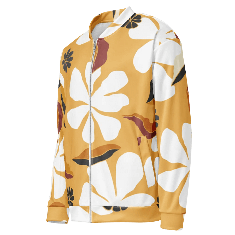 Symmetrical Floral Fusion Bomber Jacket product image (7)