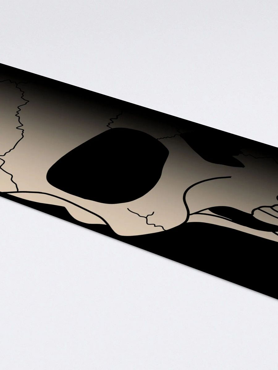 Faded skull right side large sticker product image (4)