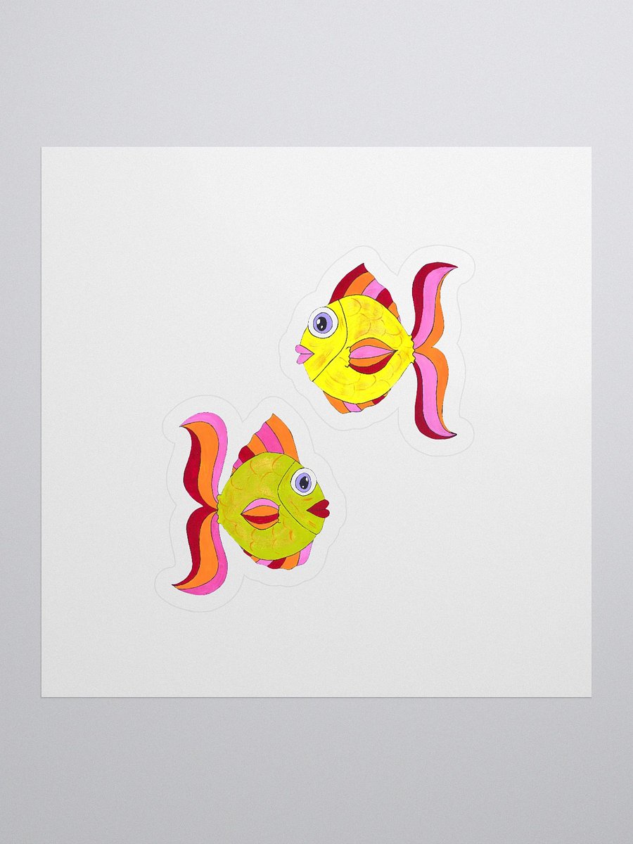 Fish style (art by Dina R.) - Sticker product image (1)