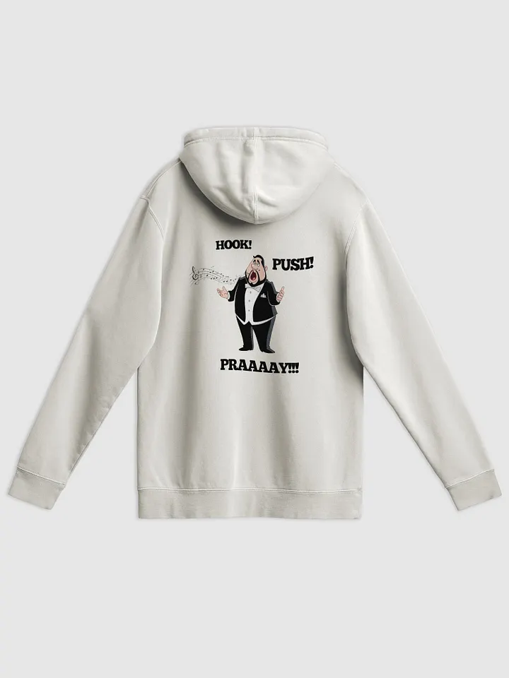 Pigment Dyed Hoodie - "HOOK! PUSH! PRAY! product image (32)