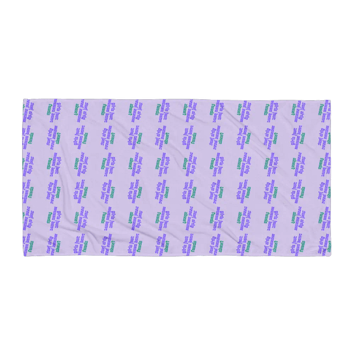 Girls Just Wanna: Sublimated Towel product image (1)