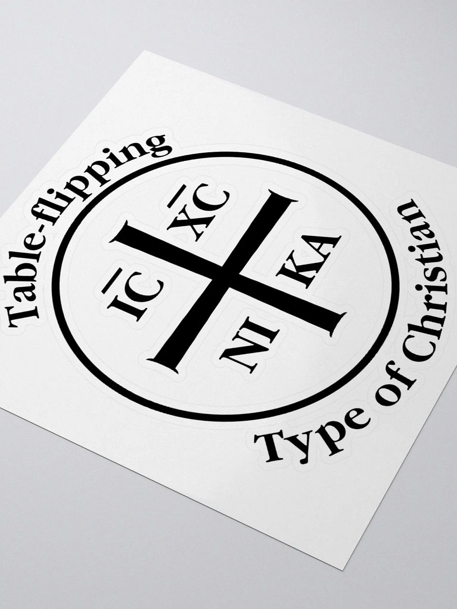 Table Flipper Sticker (Black) product image (7)