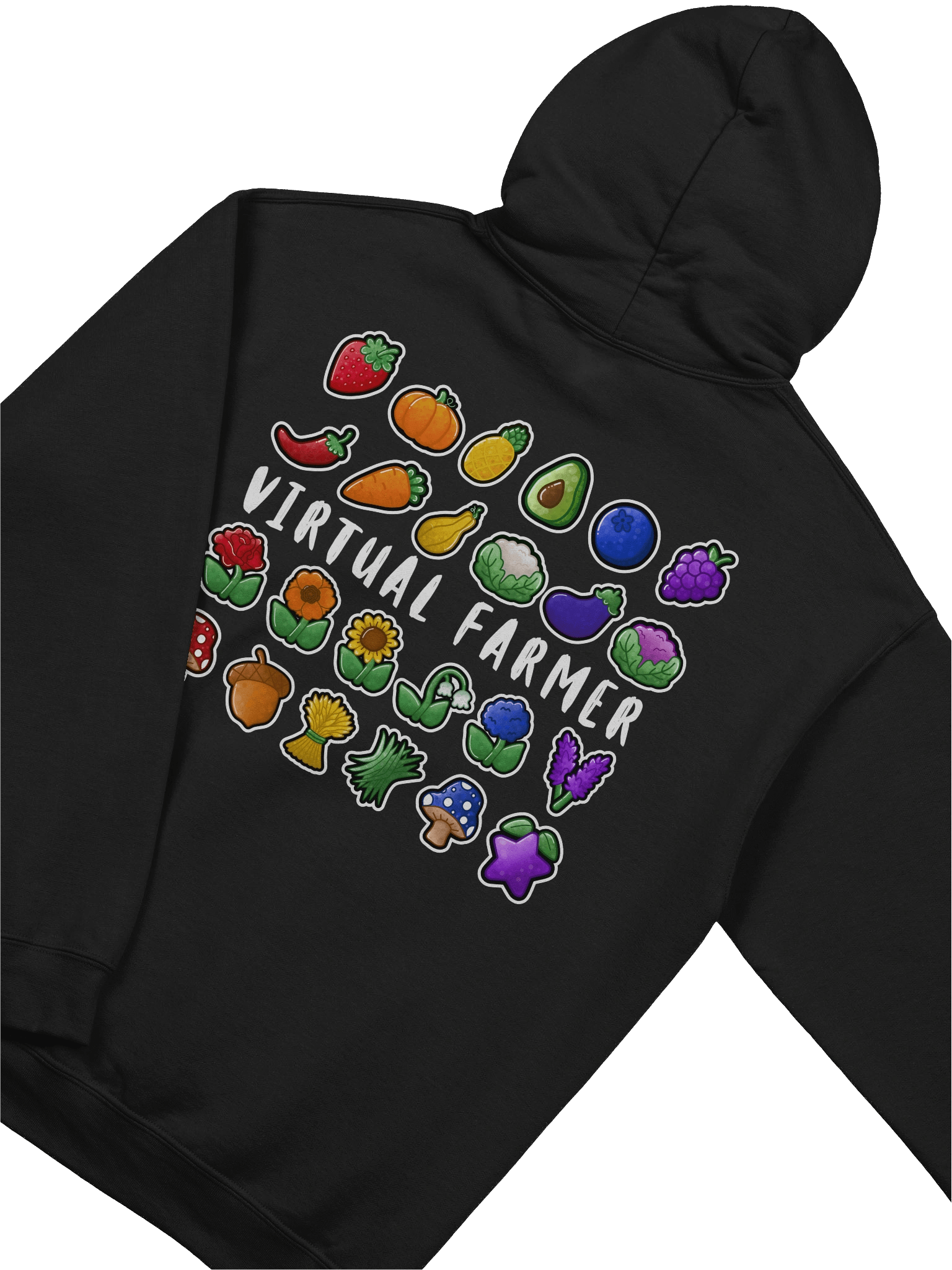 Virtual Farmer Hoodie - White Text product image (4)