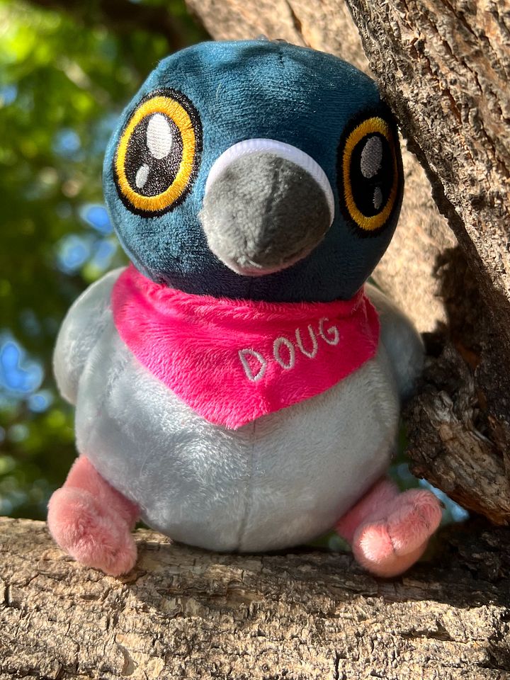Doug the Pigeon Plush Keychain! product image (1)