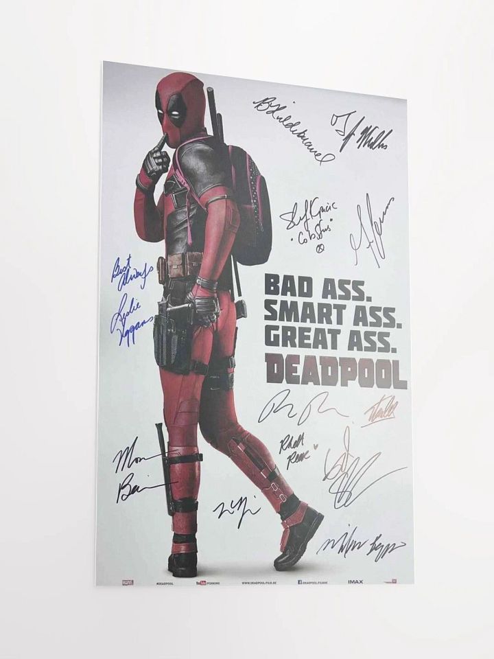 DeadPool Signed Poster product image (5)