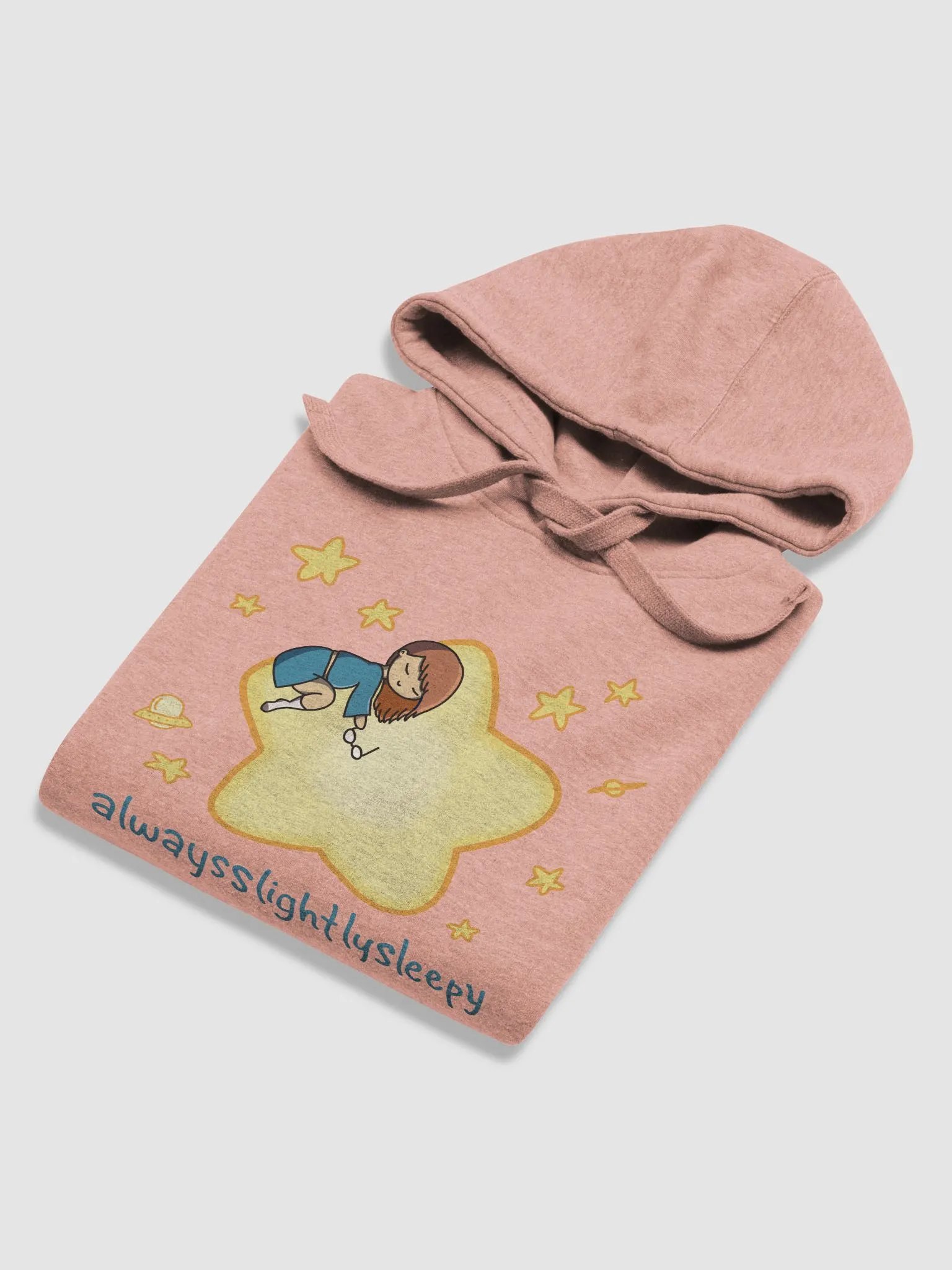 alwaysslightlysleepy unisex hoodie (Pink) product image (6)