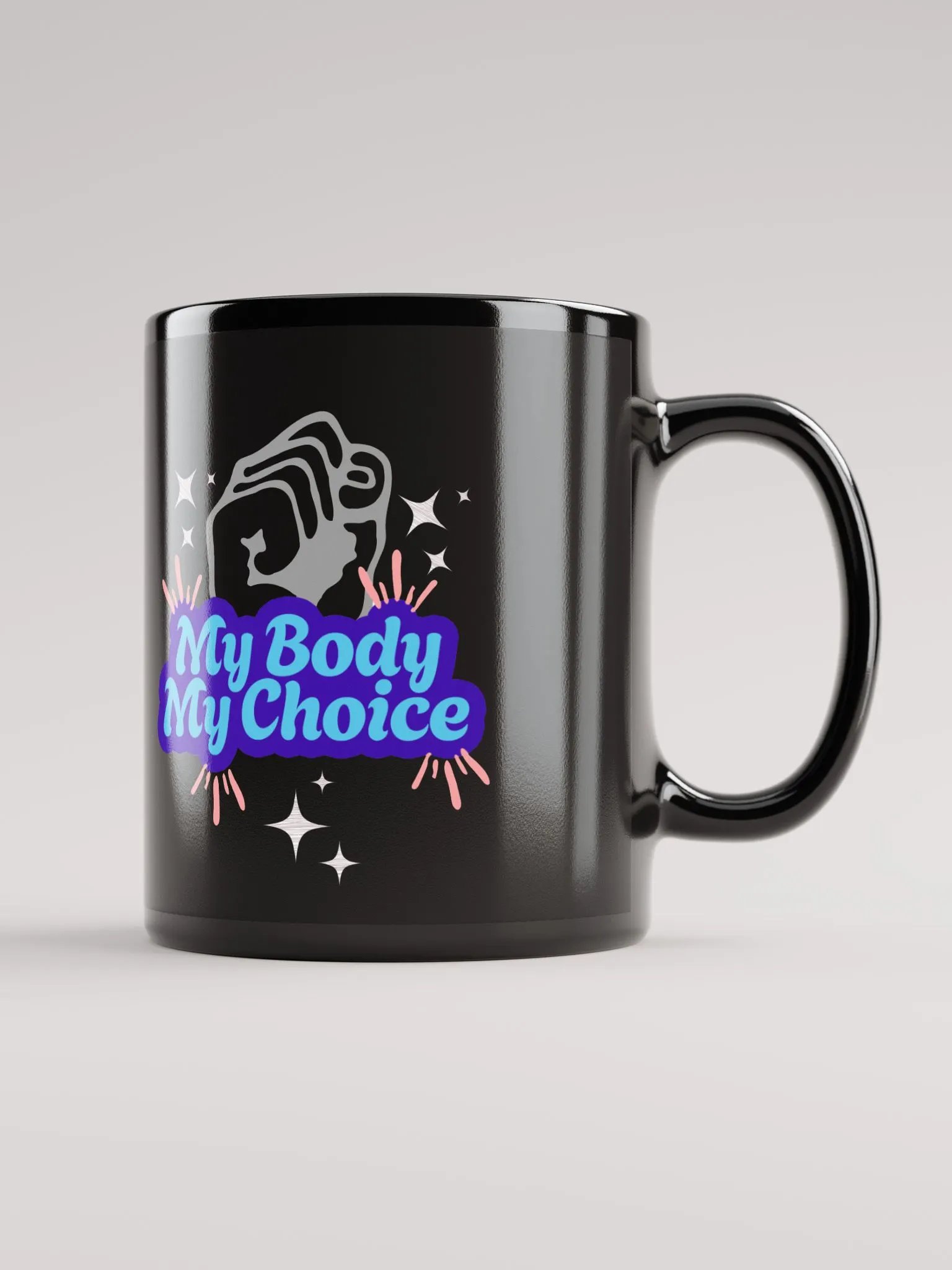 "My Body My Choice" Black Mug product image (1)