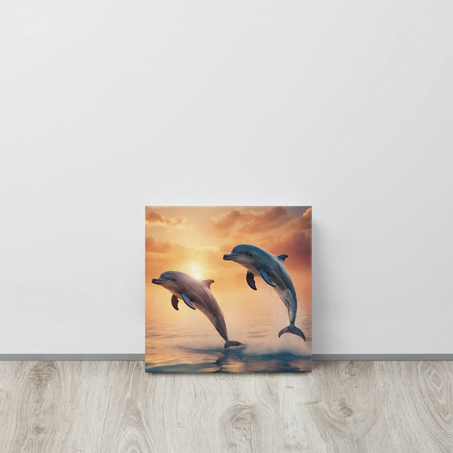 Dolphins Leaping From The Sea Wall Art product image (15)