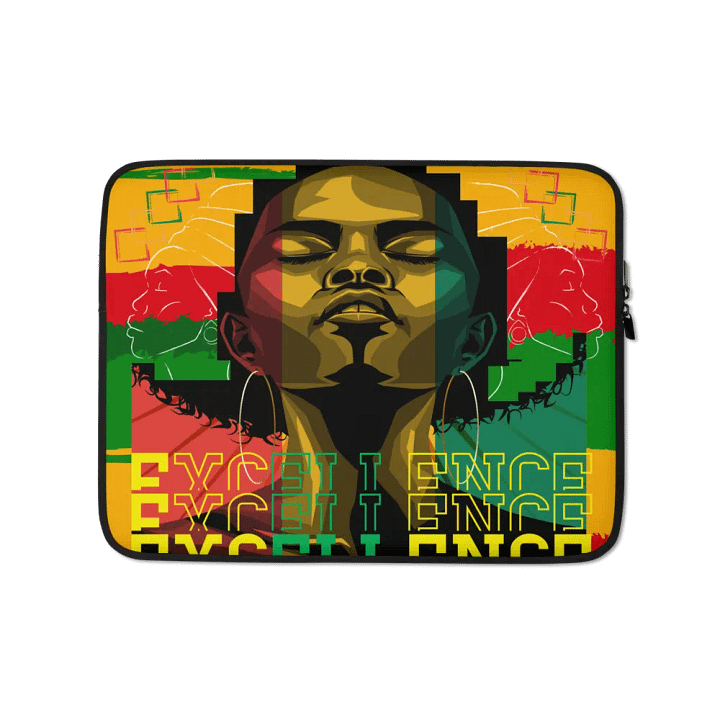 Black Excellence Laptop Sleeve product image (1)