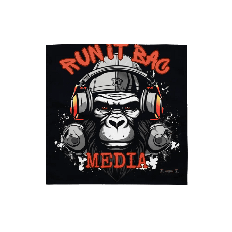 RUN It BAC Media Bandana product image (1)