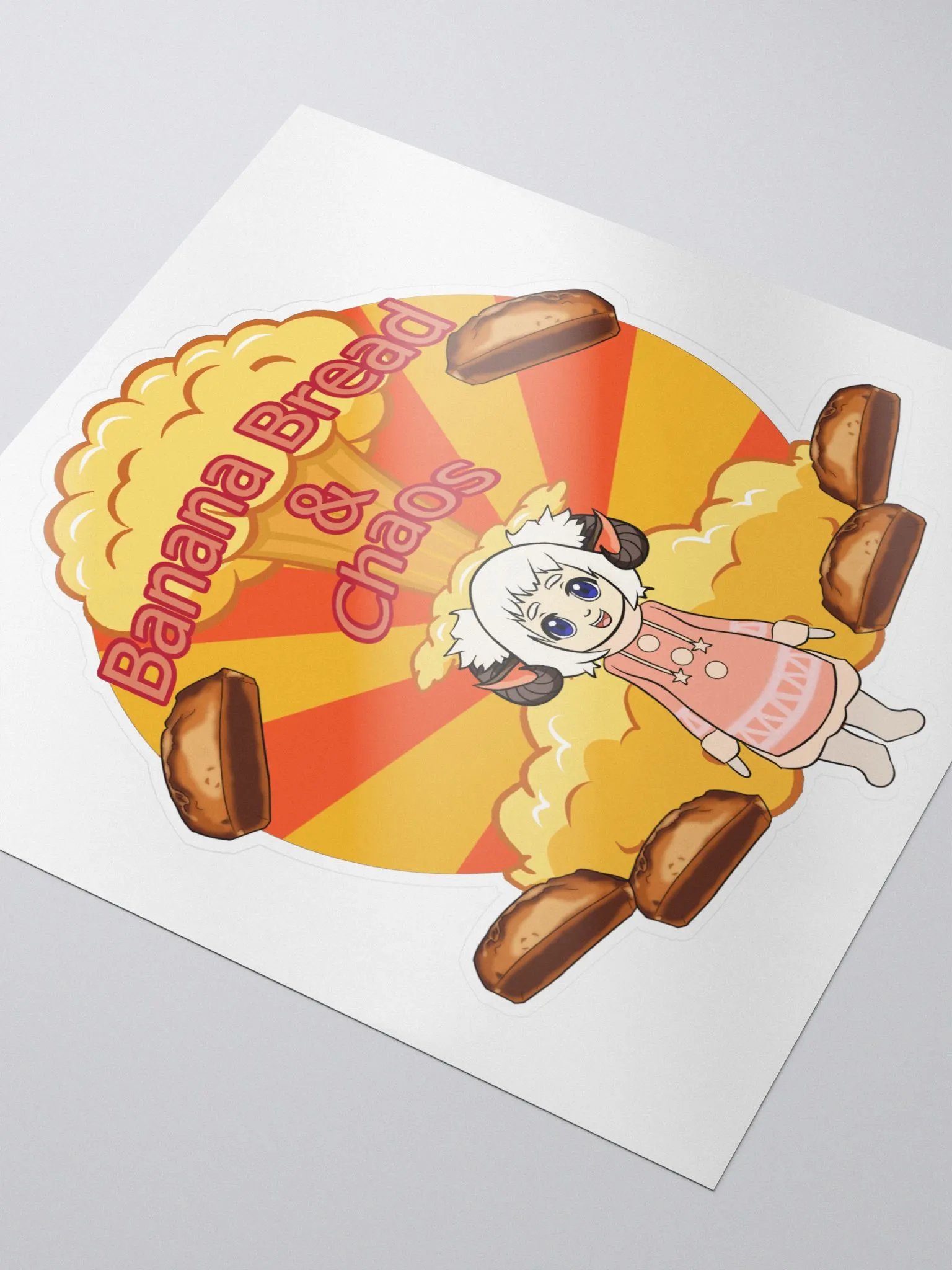 Banana bread & Chaos Stickers product image (3)