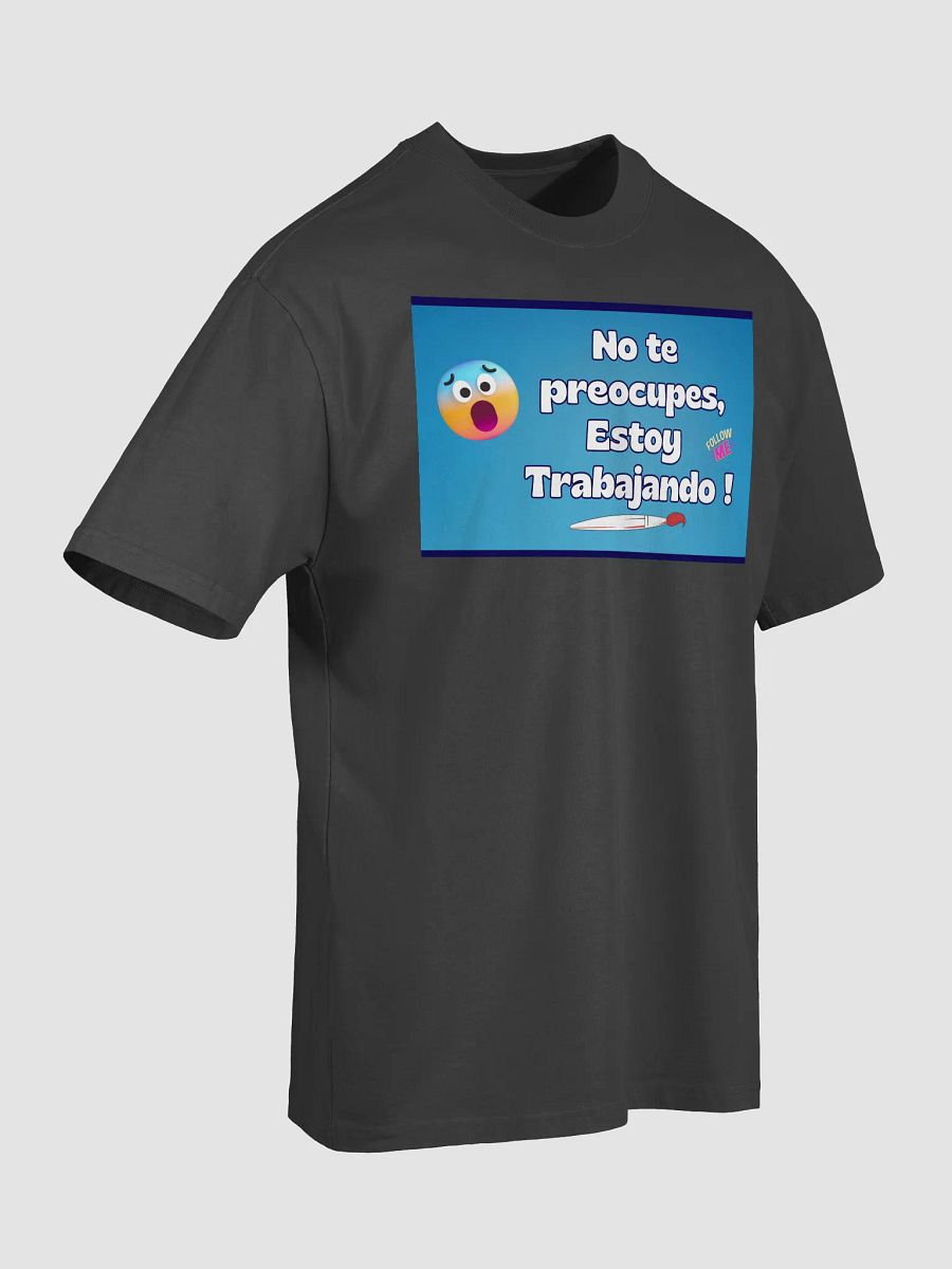 ¡No te preocupes! Oversized Faded T-Shirt product image (7)