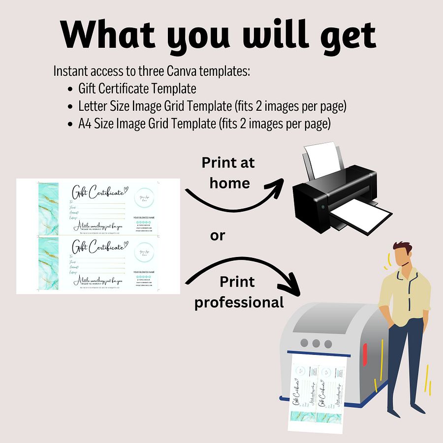 Marina - Gift Certificate Template product image (5)