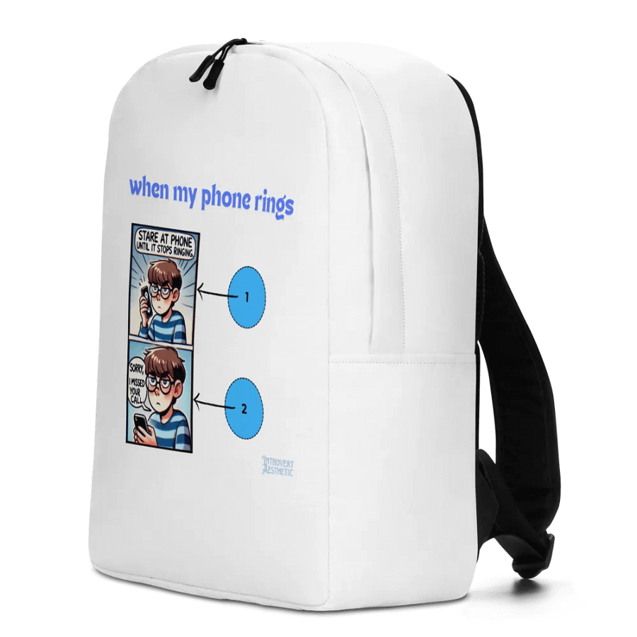 Missed Call Minimalist Backpack product image (2)