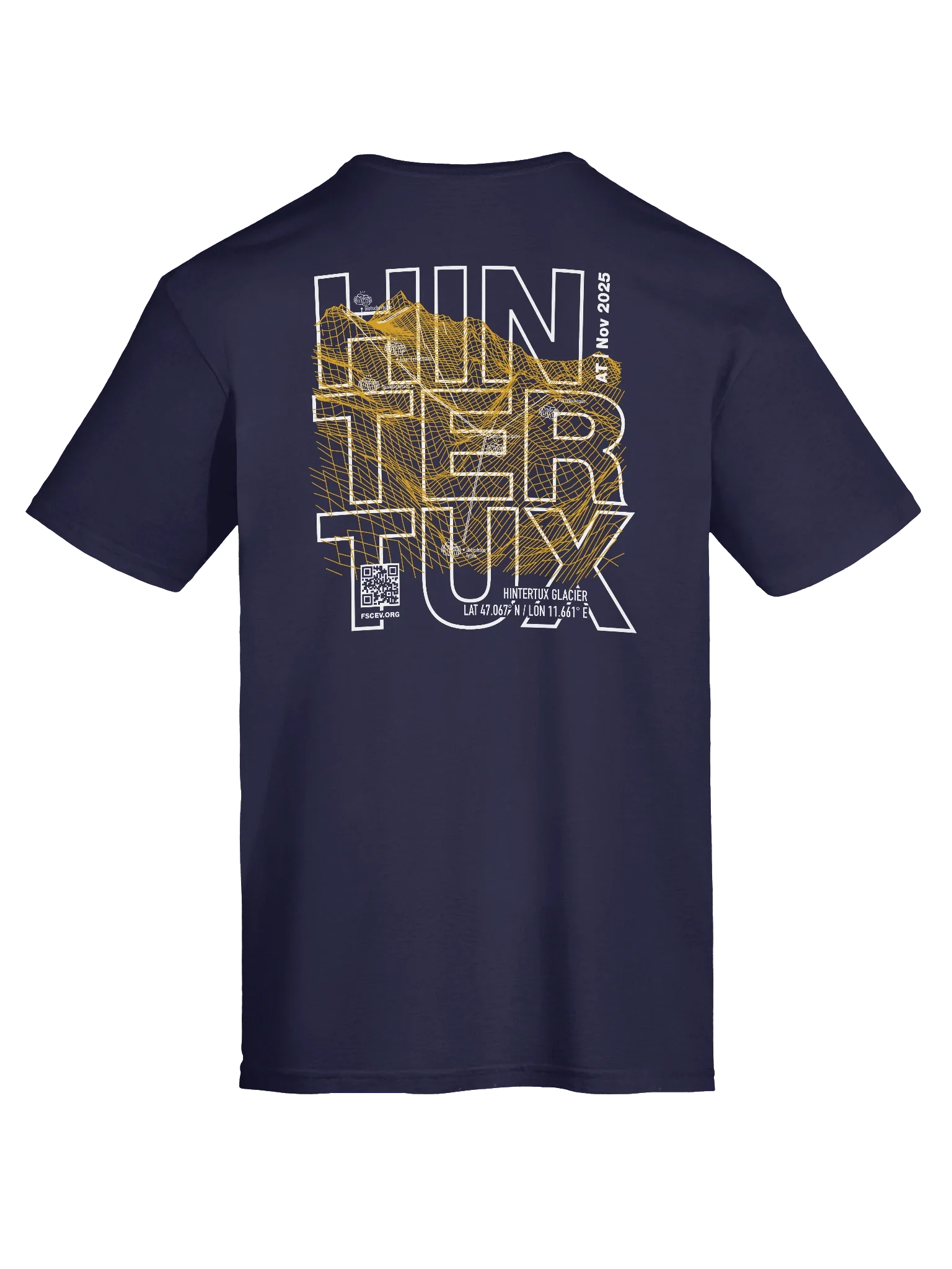 Logo Blowing Flake Hintertux Resort (front and back print) product image (9)