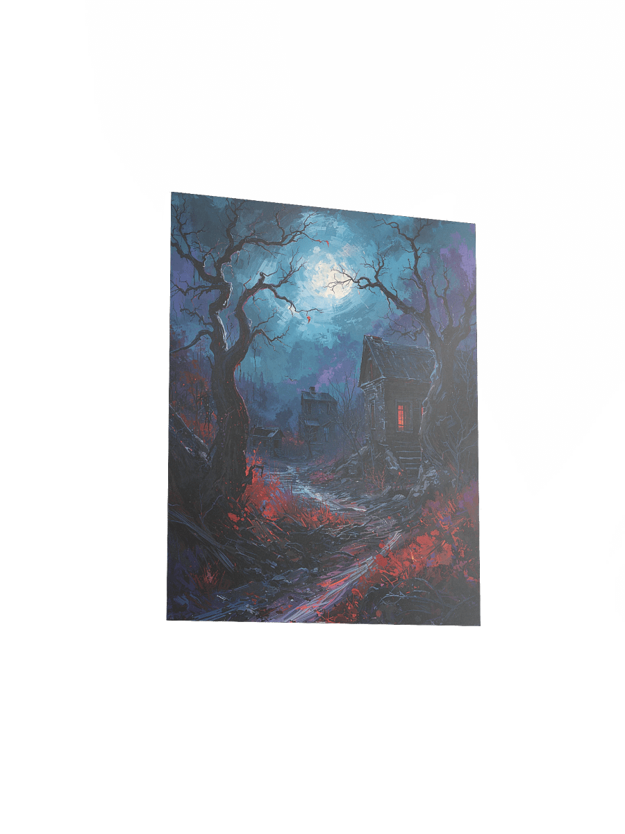 Whispers Beneath the Moonlight Matte Poster product image (20)