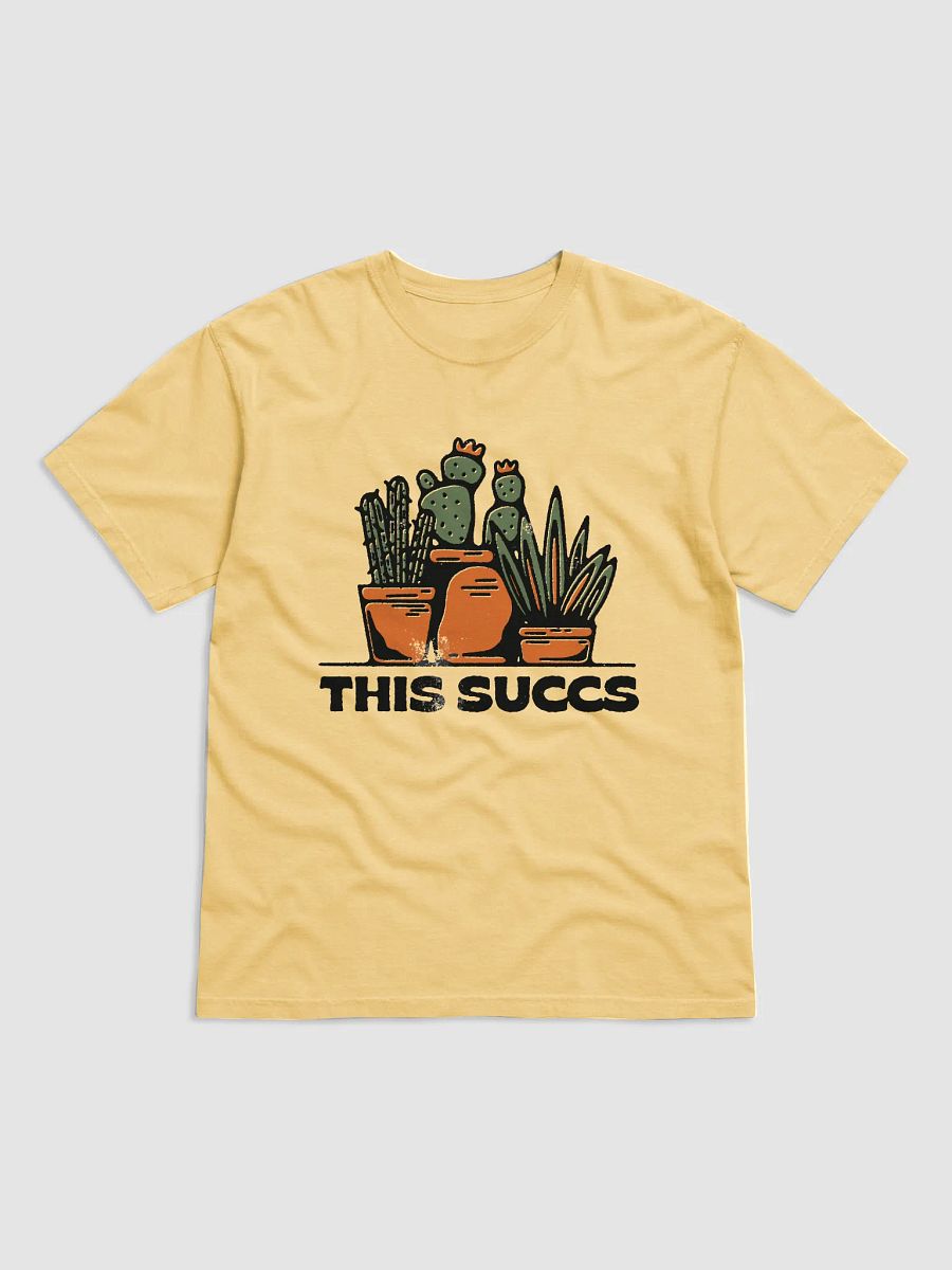 This Succs | Funny Retro-Style Hipster T-Shirt of Succulent Plants for Gardening and Plant Lovers product image (2)
