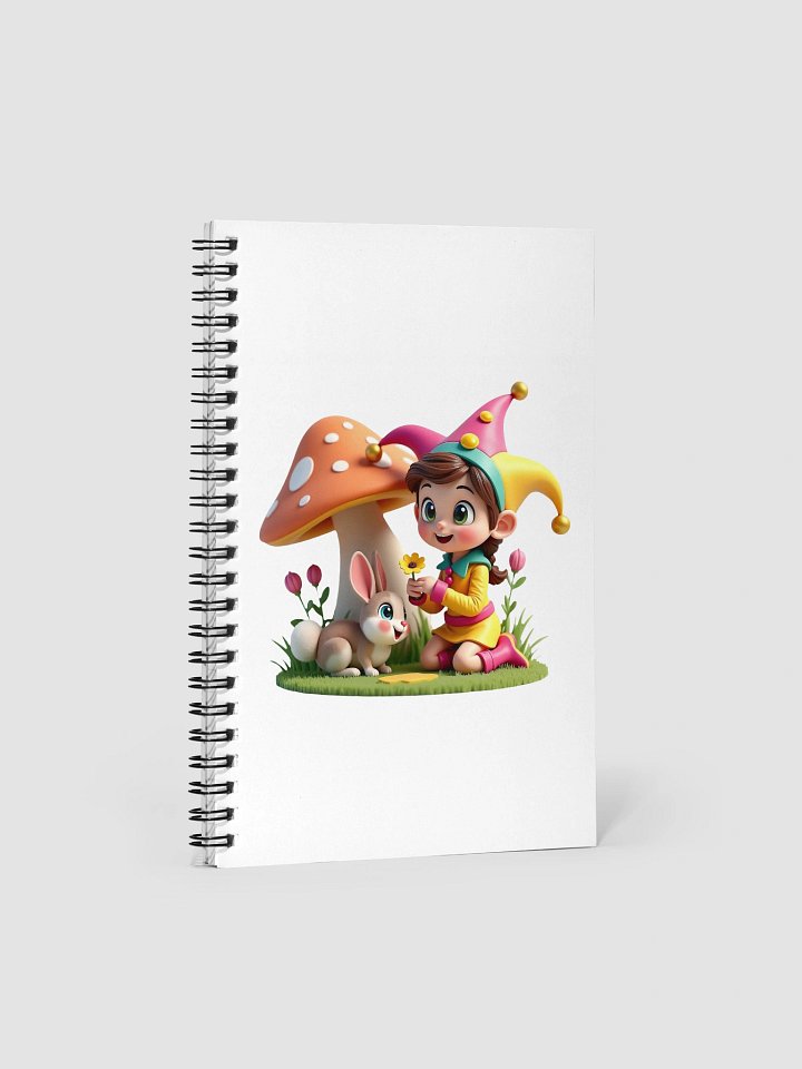 JessyJesty “Hopsie” Bunny Spiral Notebook product image (1)