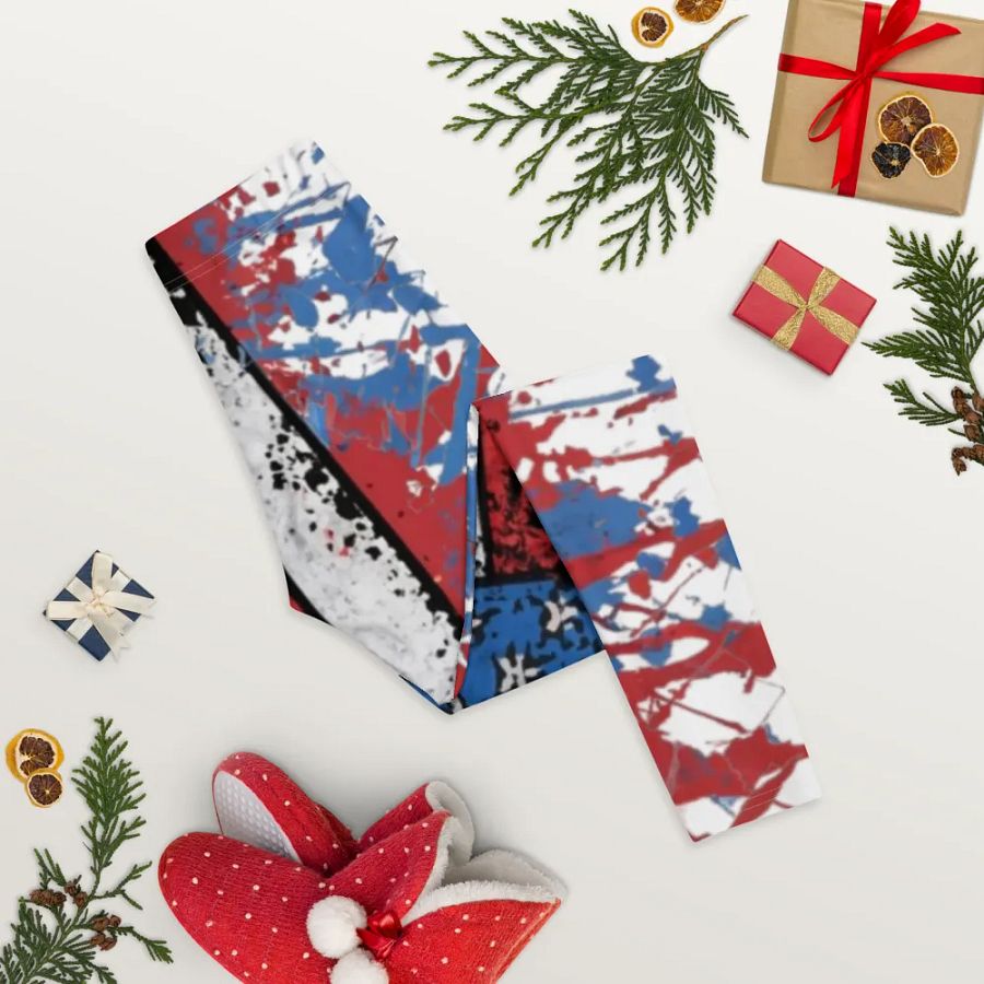 Distressed Stars & Stripes Leggings product image (8)